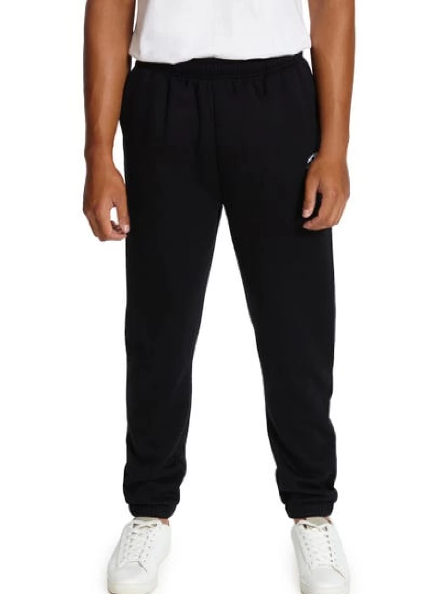 Men's Cougars Black Fleece Track Pants with Cuffed Hem for Comfort & Style