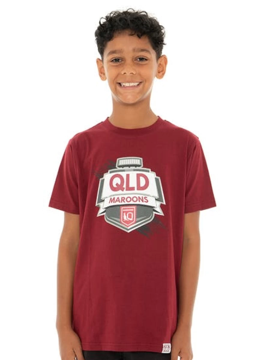 Licensed Men's Qld Kid's T-Shirt - Official Brand Tee