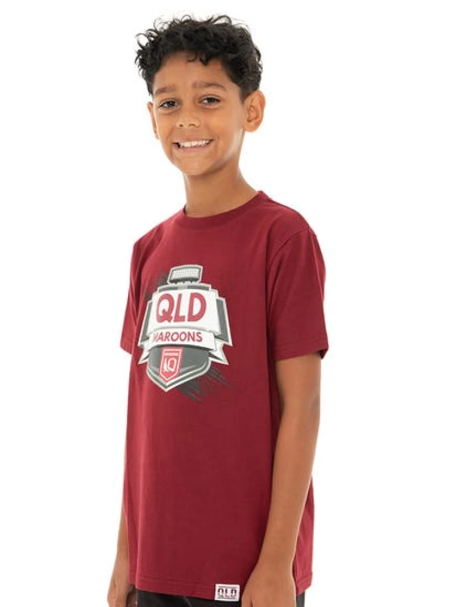 Licensed Men's Qld Kid's T-Shirt - Official Brand Tee