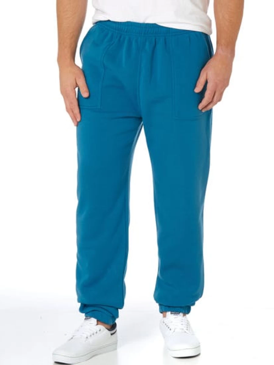 Lowes Men's Teal Relaxed Fit Fleece Jogger Pants for Comfort & Style