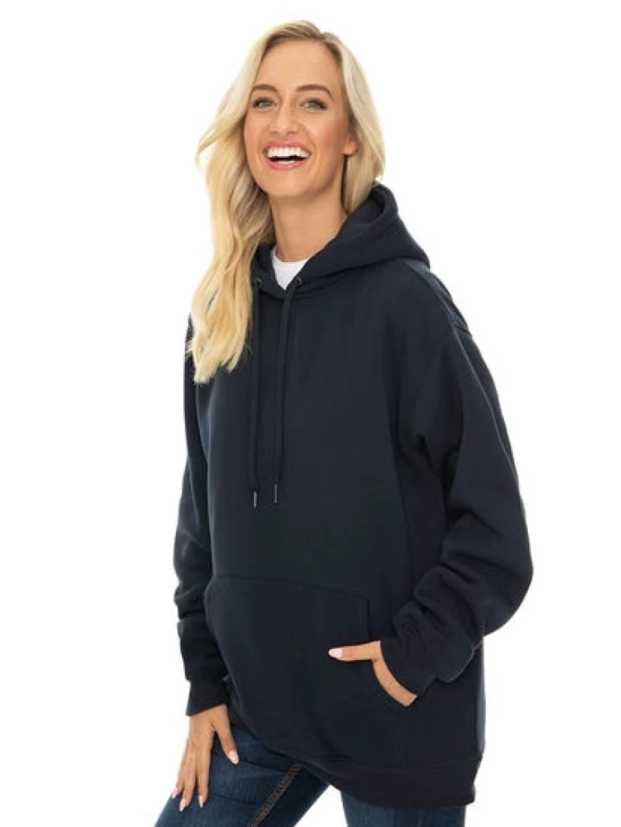 Lowes Unisex Navy Popover Hoodie - Comfortable Casual Pullover Sweatshirt for Men & Women