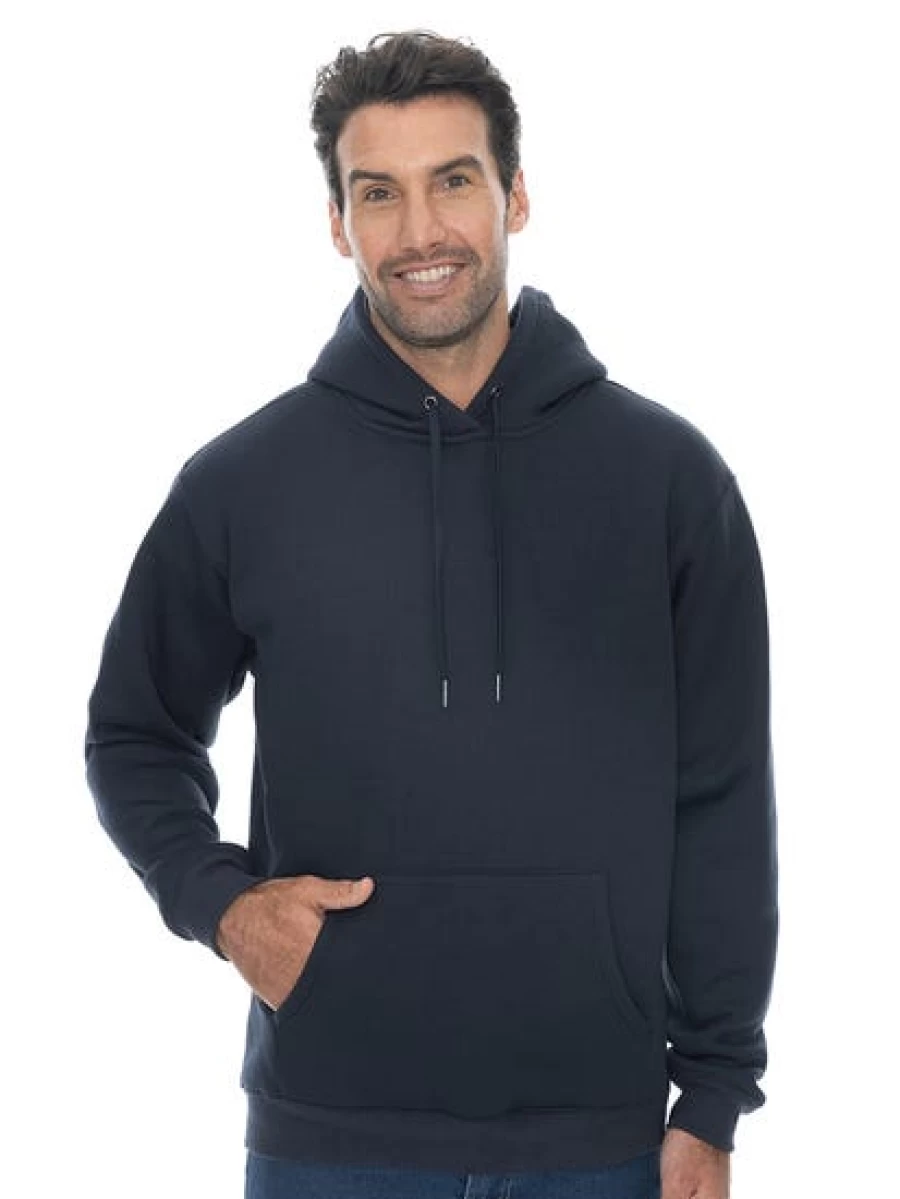 Lowes Men's Navy Blue Popover Hoodie - Casual Pullover Sweatshirt