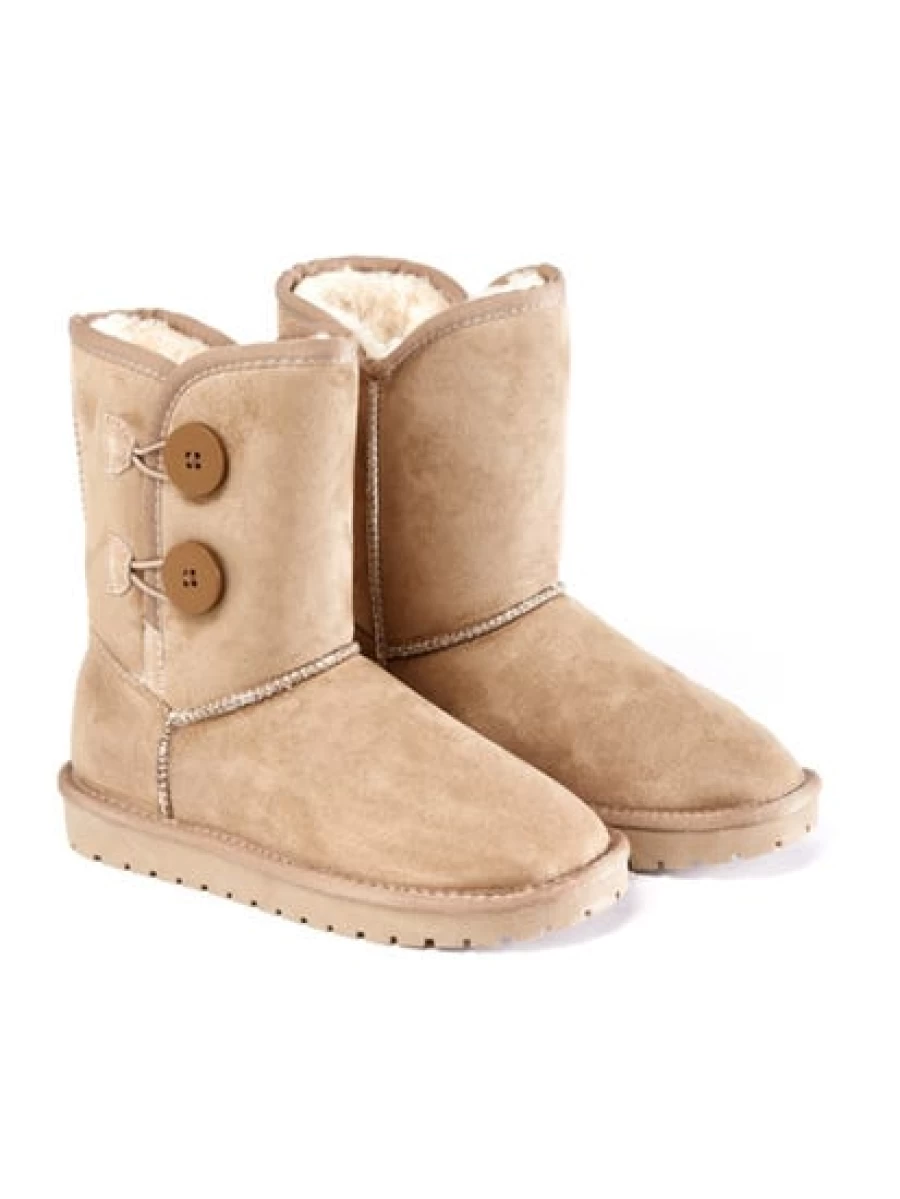 Lowes Men's Taupe Alpine Ugg Boots - Grosby Style Comfort & Warmth