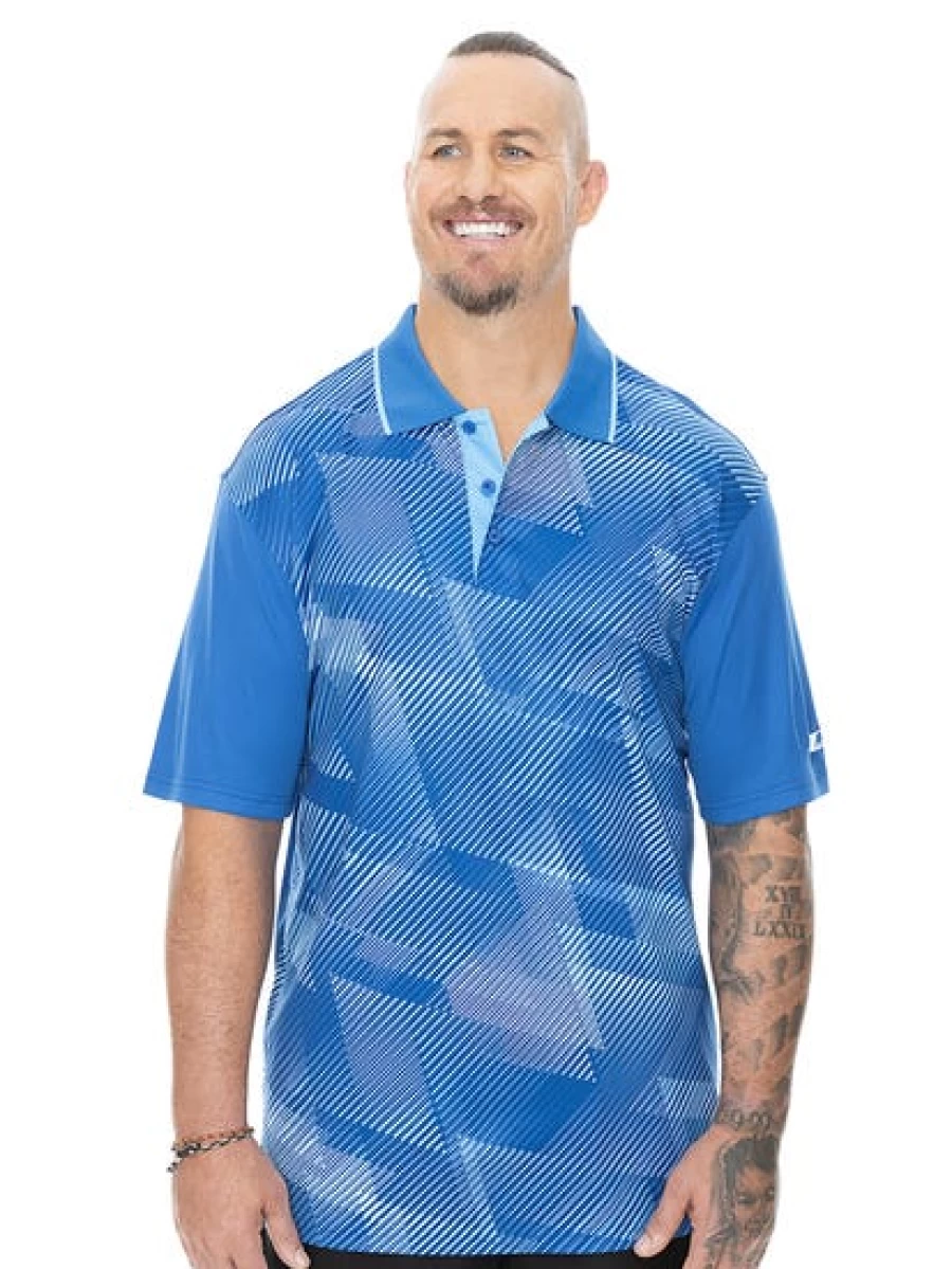 DBK Men's Cobalt Blue Sublimated Graphic T-Shirt - Big & Tall Comfort Fit