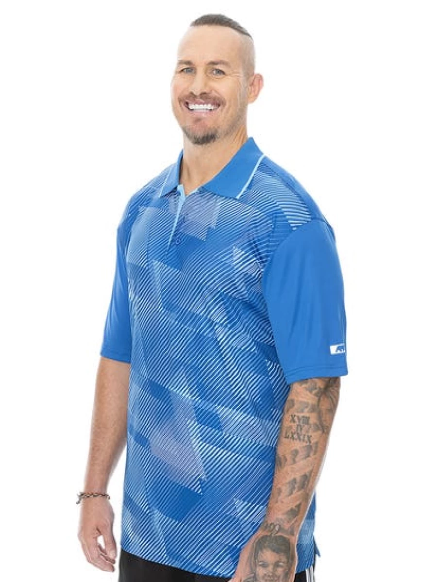 DBK Men's Cobalt Blue Sublimated Graphic T-Shirt - Big & Tall Comfort Fit