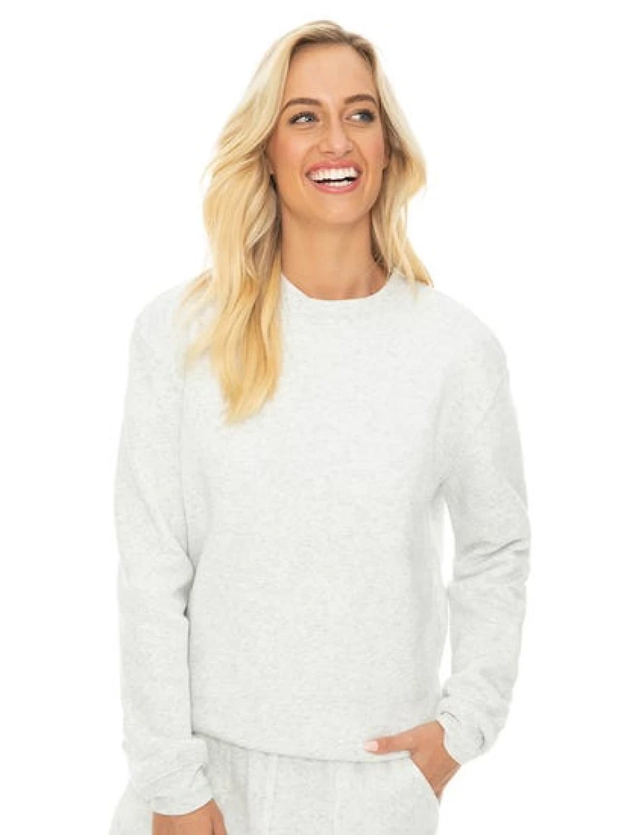 Lowes Men's White Marle Crew Neck Sloppy Joe T-Shirt