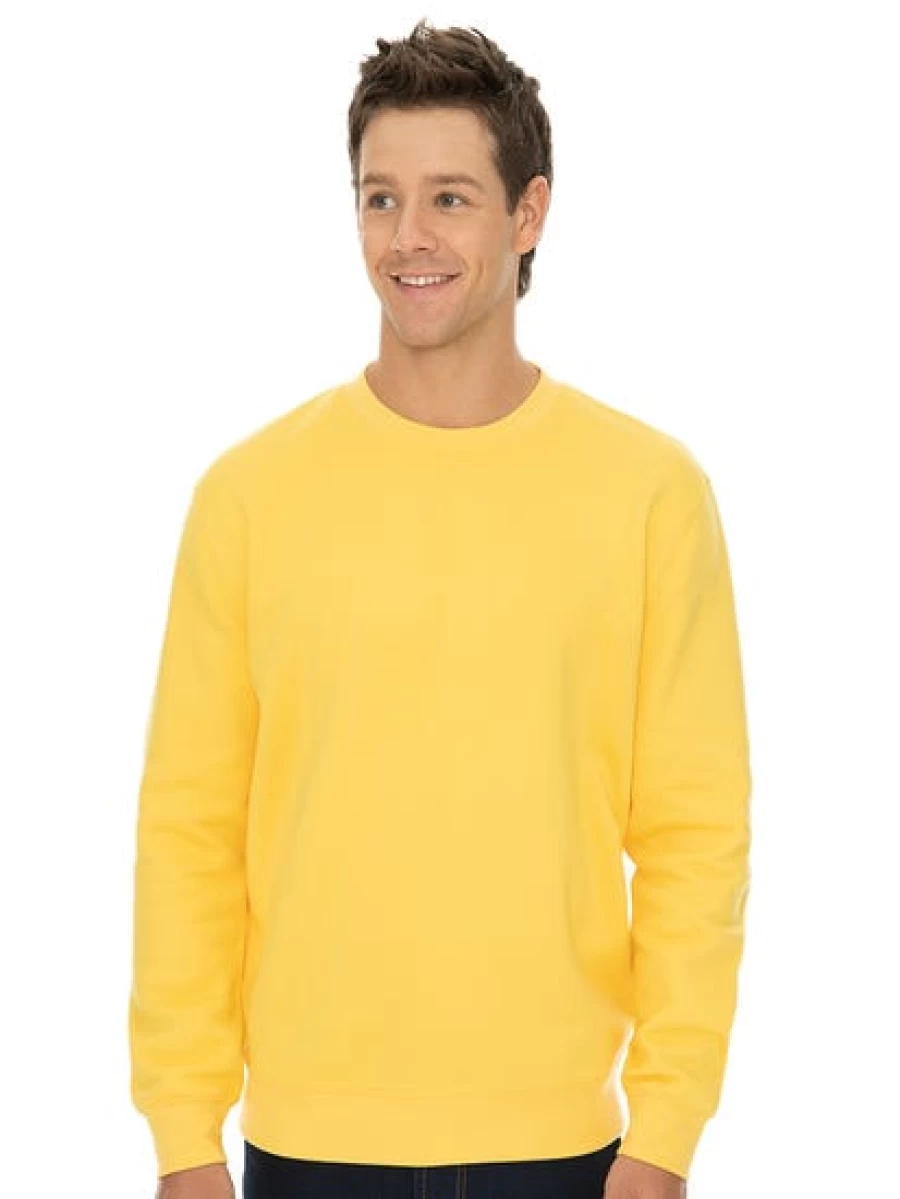 Lowes Men's Fleece Sloppy Joe Jacket in Butter Color