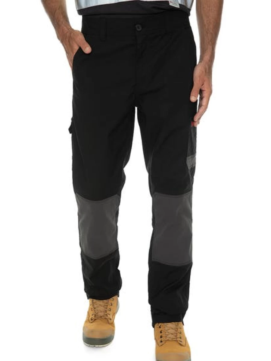 Men's Traders Ripstop Work Pants - Durable Black Tactical Trousers for Professionals