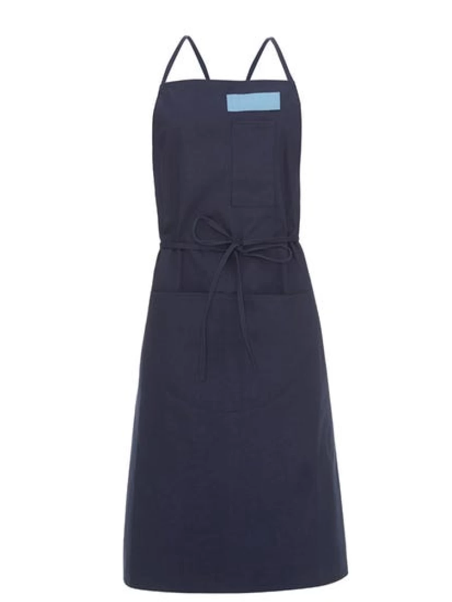 Lowes Men's Navy Blue Work Apron - Durable Adjustable Utility Apron for Cooking & Grilling