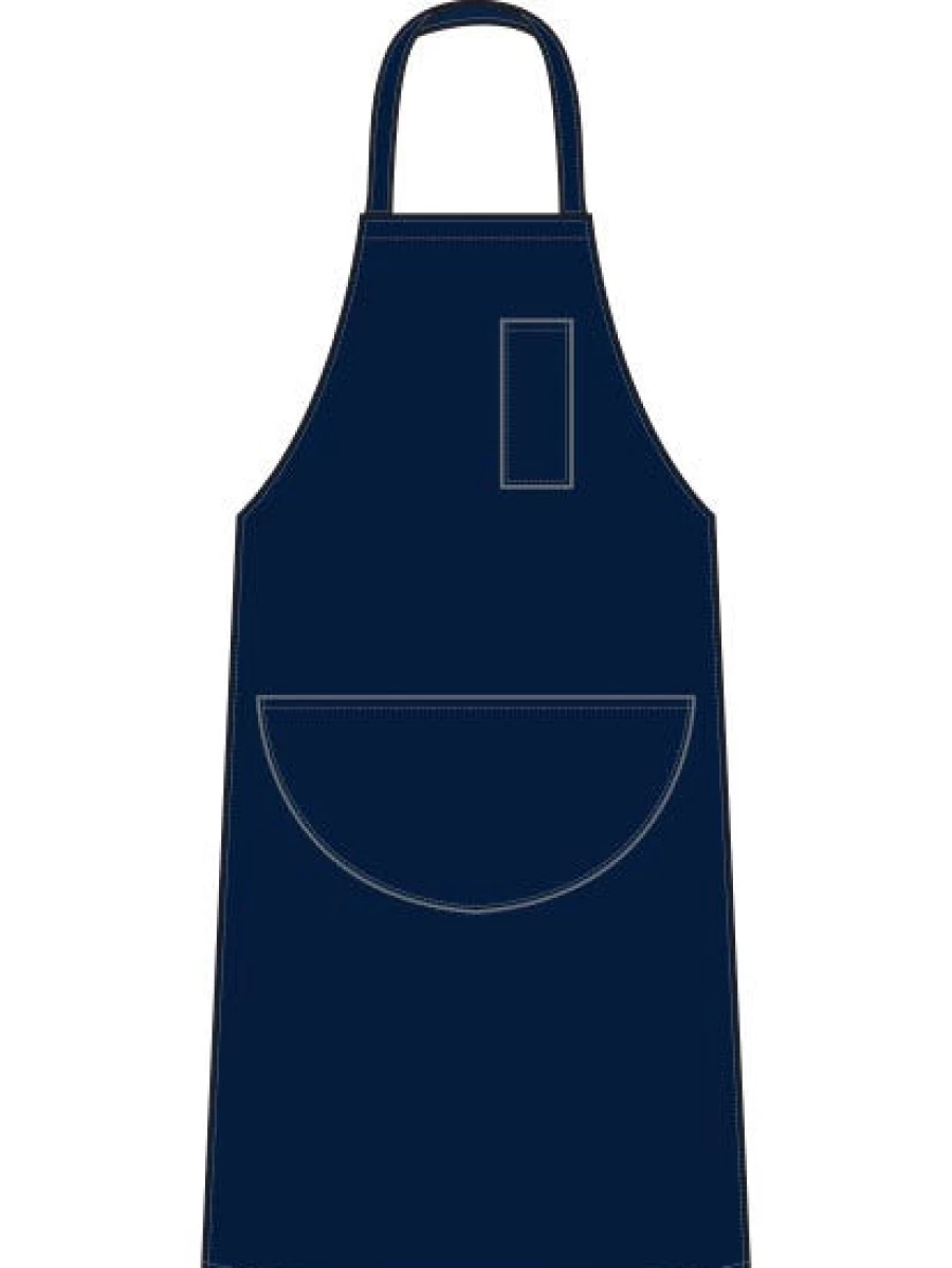 Lowes Men's Navy Blue Work Apron - Durable Adjustable Utility Apron for Cooking & Grilling