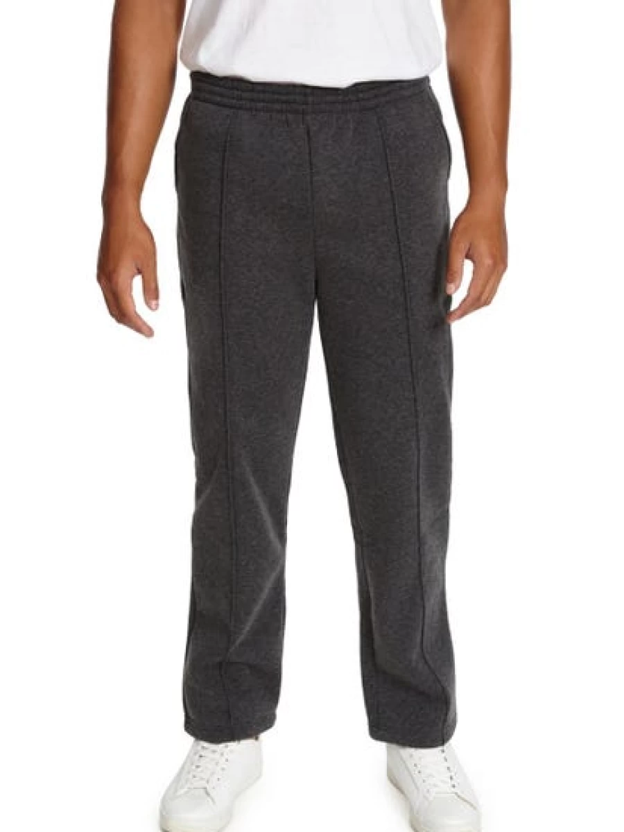 Elliotts Men's Relaxed Fit Fleece Track Pants - Charcoal Comfort Joggers for Casual Wear
