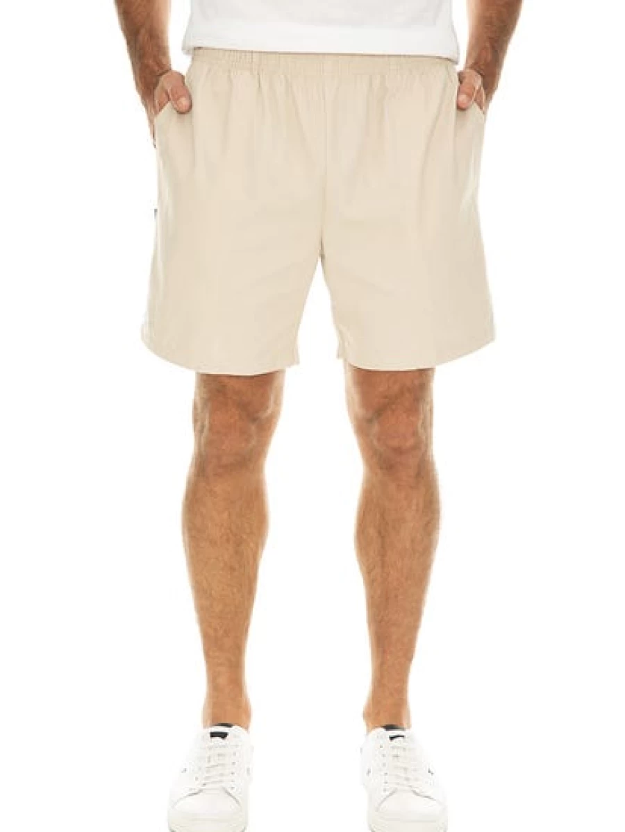 Ruggers Men's Beige Long Leg Shorts - Comfortable Casual Athletic Wear