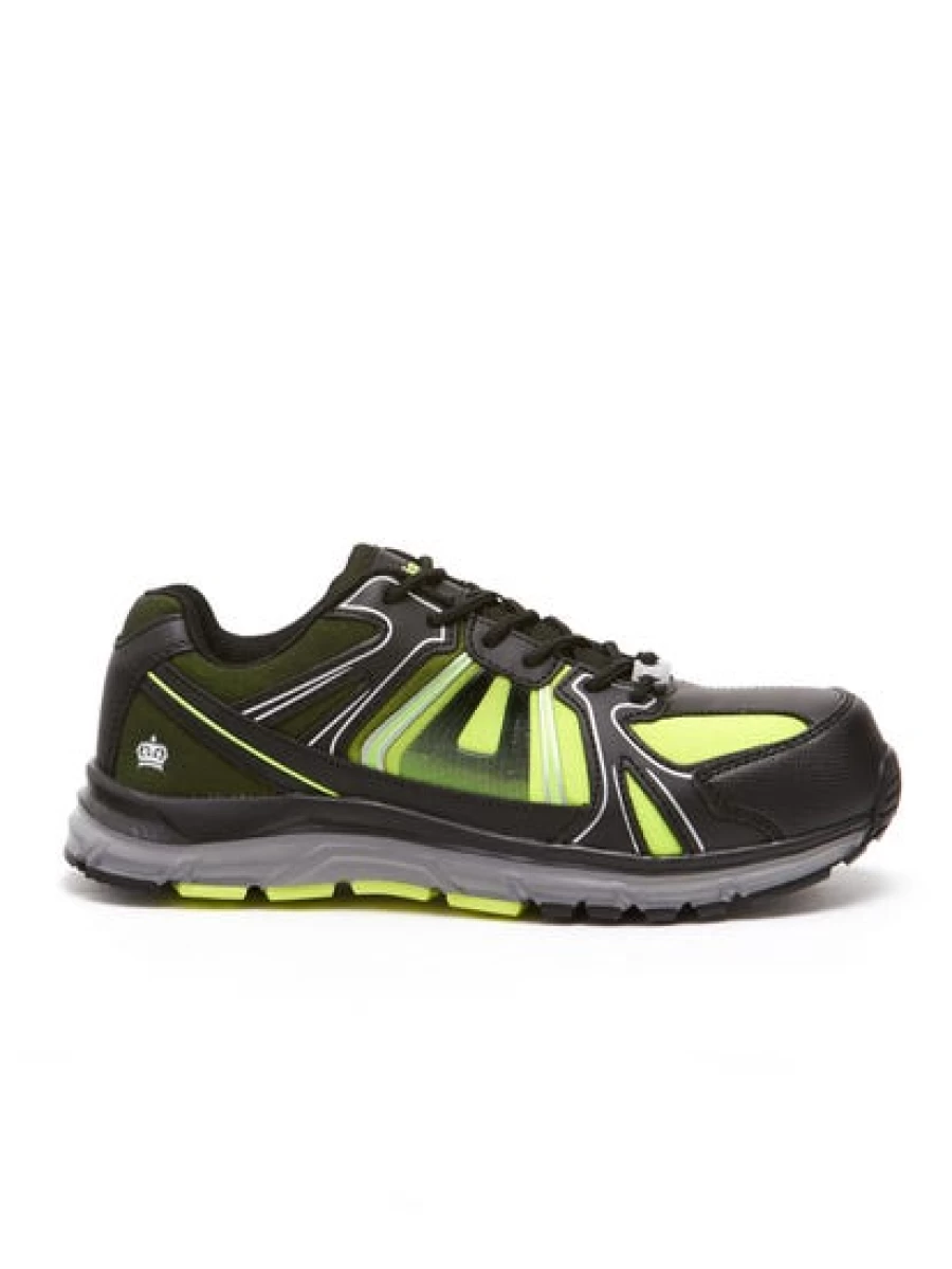 Lowes Men's Comp-Tech Black & Lime Work Shoes by King Gee