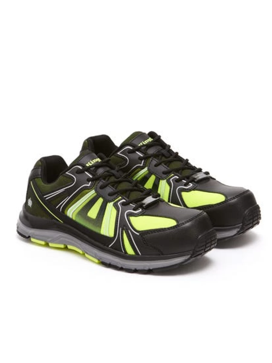 Lowes Men's Comp-Tech Black & Lime Work Shoes by King Gee