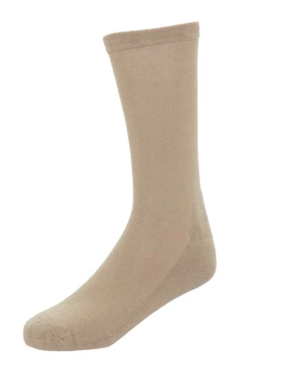 "Heart Men's Beige Heart Socks - 2 Pack Comfortable Casual Crew Socks"