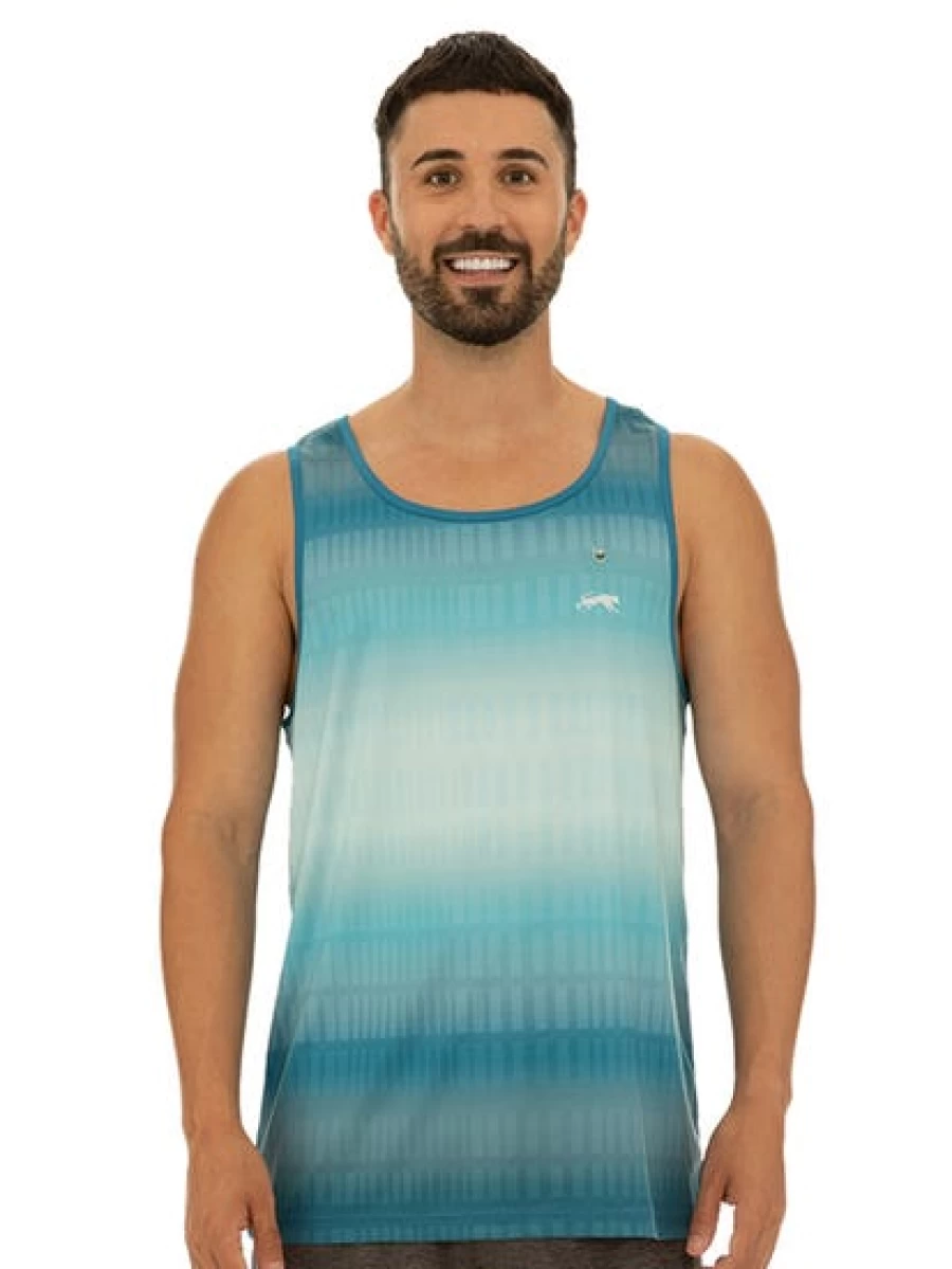 Cougars Men's Aqua Tank Top - Lightweight Performance Shirt for Athletic Wear