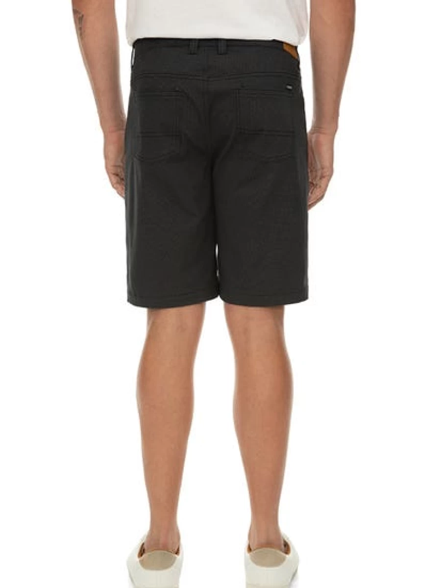 Men's Stretch Twill Shorts by Traders - Comfortable Black Casual Shorts for Men