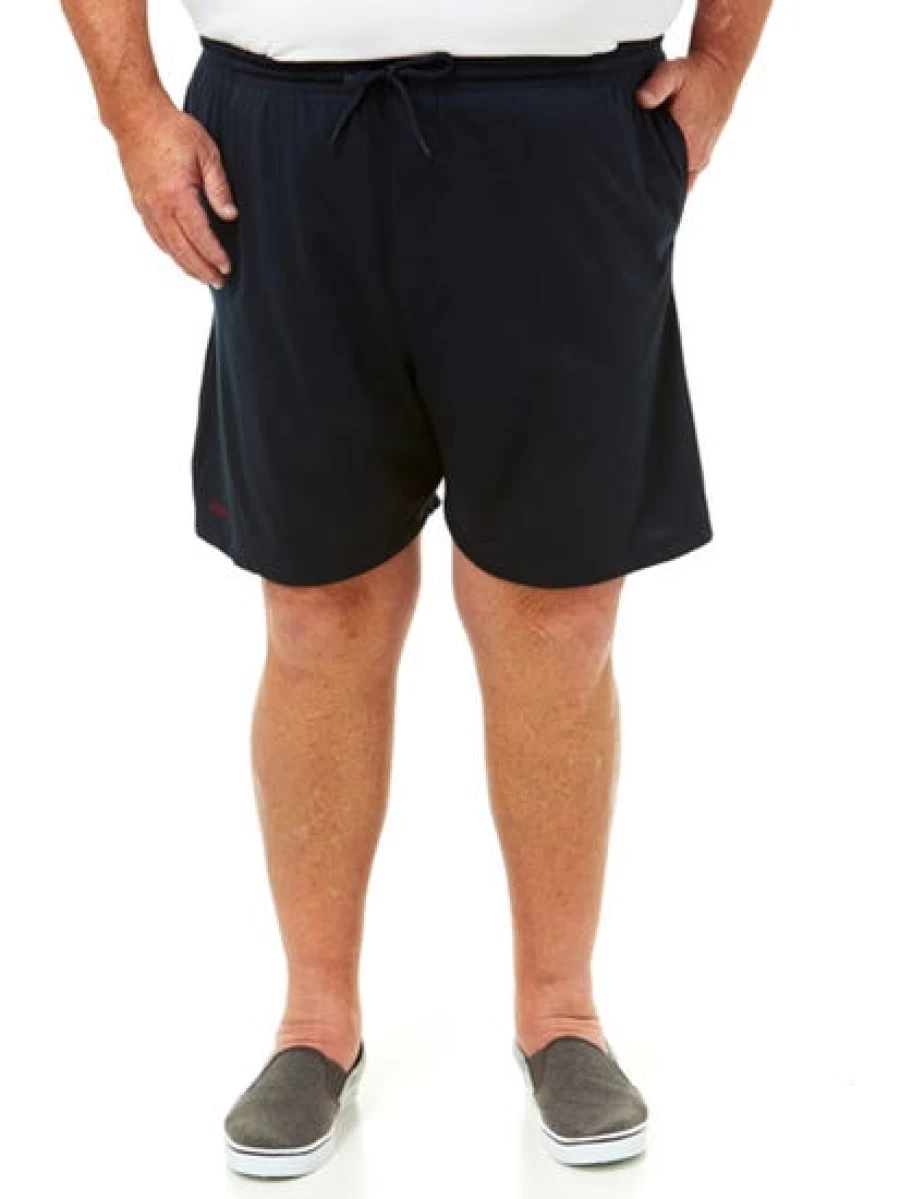 Lowes Men's Ruggers Knit Navy Blue Casual Shorts
