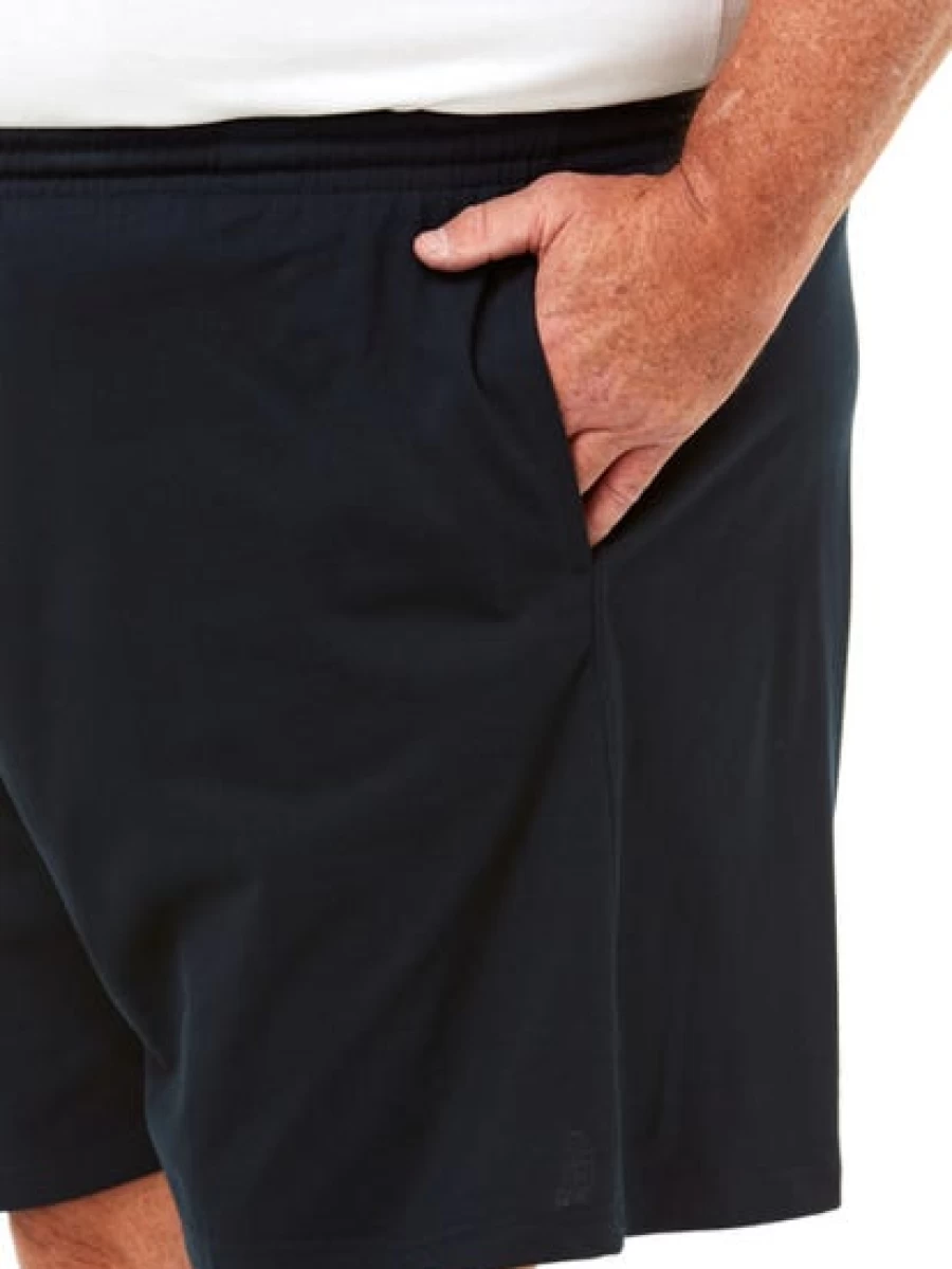 Lowes Men's Ruggers Knit Navy Blue Casual Shorts