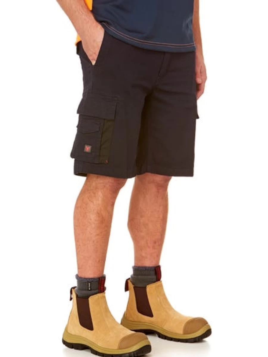 Men's Traders 308 Stretch Cargo Shorts - Comfortable Navy Outdoor Work Shorts for Men